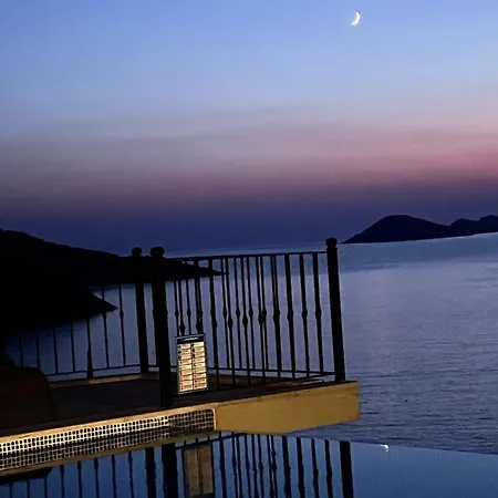 Seafront, Sunset And Mountain View In Komurluk, Willa Kalkan
