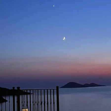 Willa Seafront, Sunset And Mountain View In Komurluk, Kalkan