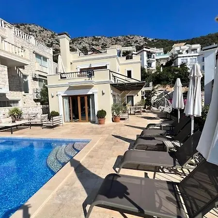 Seafront, Sunset And Mountain View In Komurluk, Kalkan
