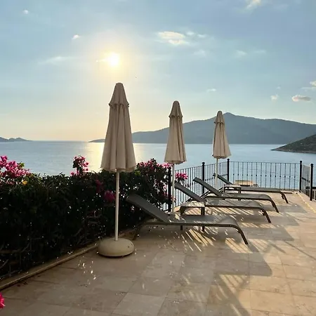 Seafront, Sunset And Mountain View In Komurluk, Villa